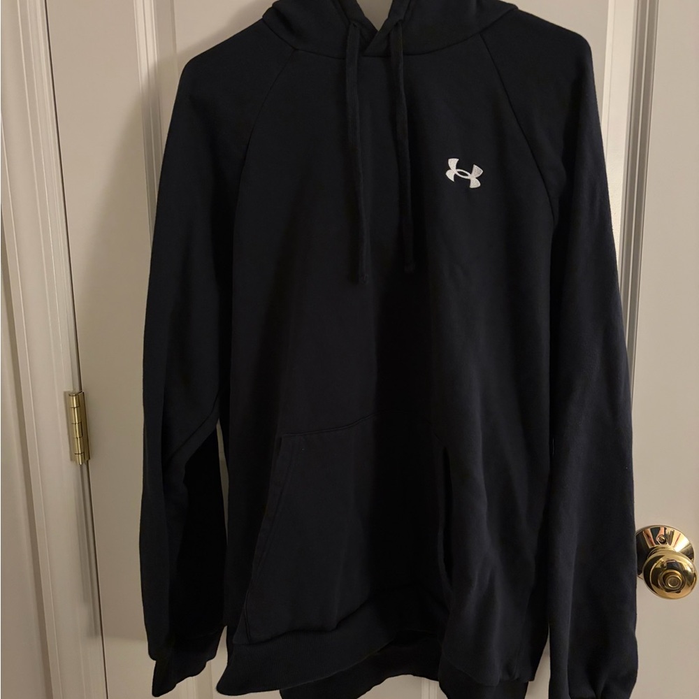 Under Armour Men's Black fleece Hoodie Pullover XL